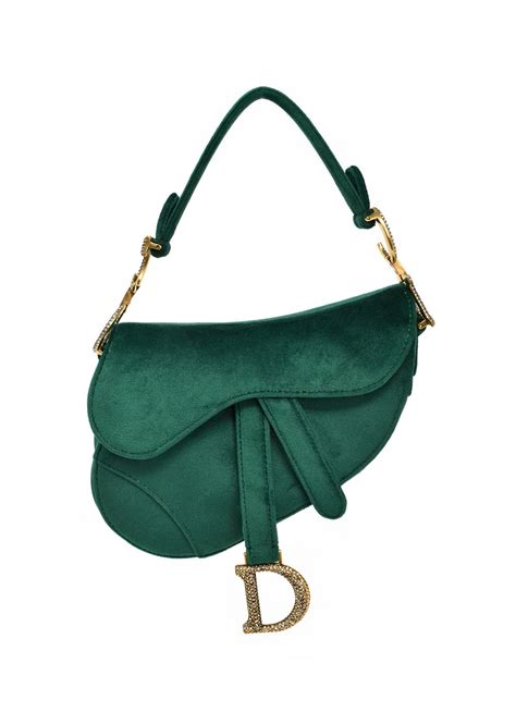 dior mini green bag|dior saddle bag green.